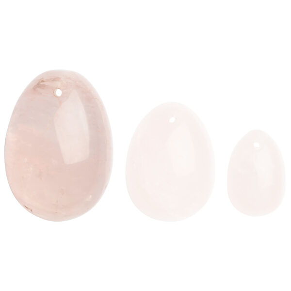 La Gemmes Yoni Æg Rose Quartz - Pink - L Pink L