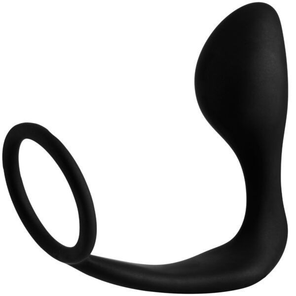 Sinful Penisring med Prostata Stimulator - Sort Sort