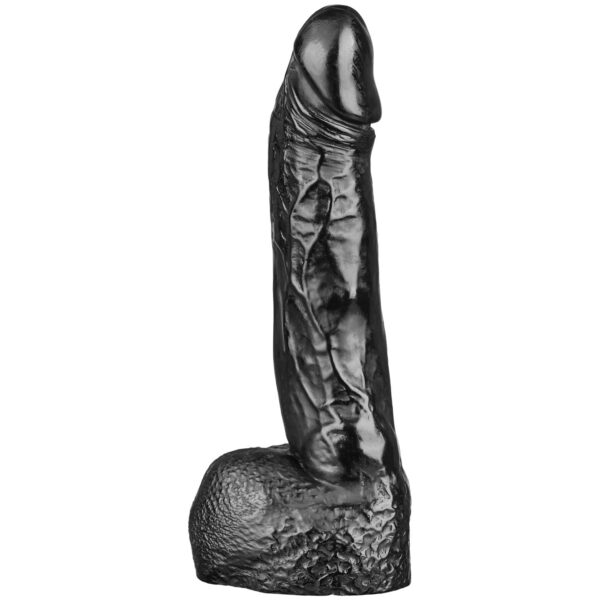 All Black Wilhelm Dildo 22 cm - Sort Sort