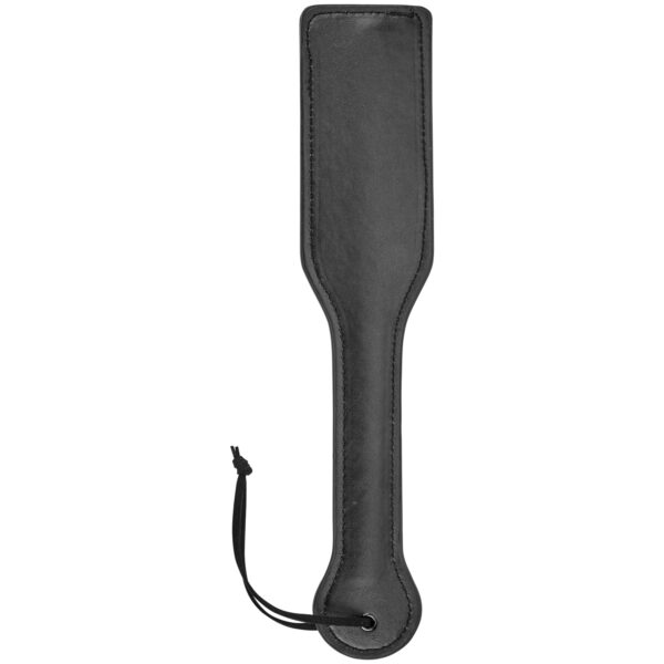 obaie Imiteret Læder Spanking Paddle - Black Black