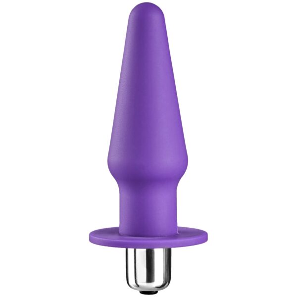 baseks Vibrerende Anal Plug Medium - Lilla Lilla