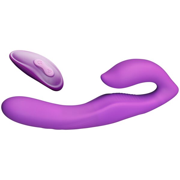 Fantasy for Her Strapless Strap-on med Vibrator - Purple Purple