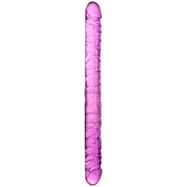 baseks Realistisk Dobbelt Dildo Large - Lilla Lilla