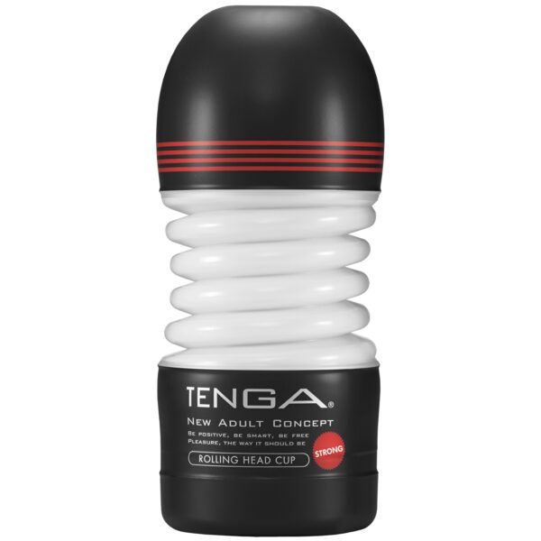 TENGA Rolling Head Cup Hard Masturbator - White White