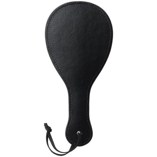 obaie Imiteret Læder Rund Spanking Paddle - Black Black