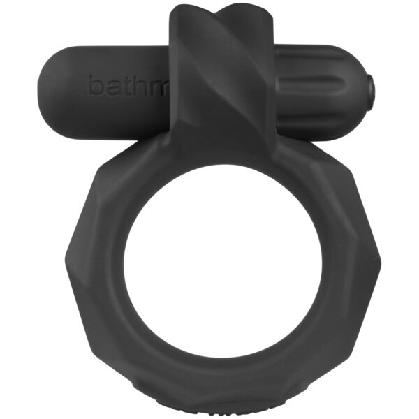 Bathmate Maximus Vibe 45 Penis- og Testikelring - Black Black