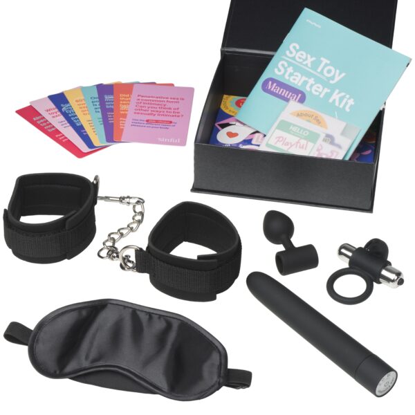 Sinful Sex Toy Starter Kit Boks - Sort Sort