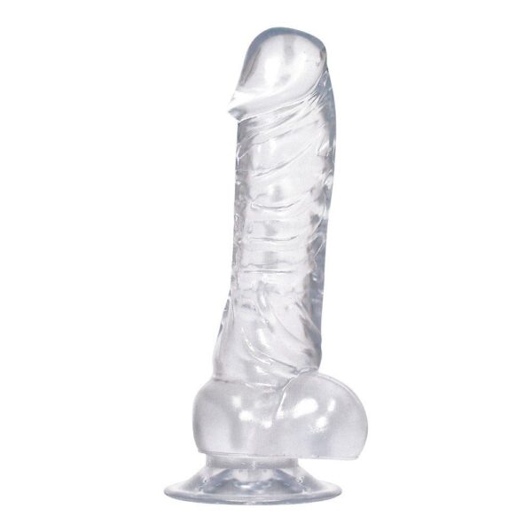 Crystal Clear - Dildo med Sugekop Gennemsigtig