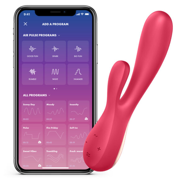 Rød Satisfyer Mono Flex Red