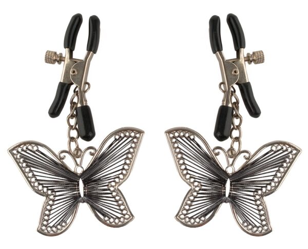 Butterfly Nipple Clamps sølv