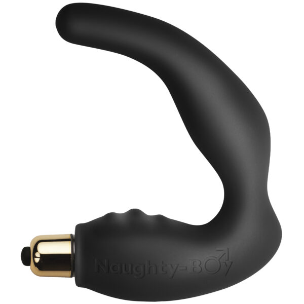 Rocks Off Naughty Boy Prostata Vibrator - Black Black