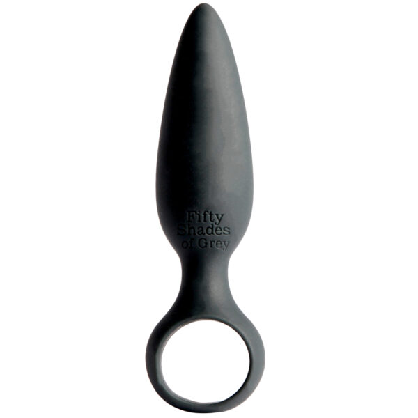 Fifty Shades of Grey Silikone Butt Plug - Black Black