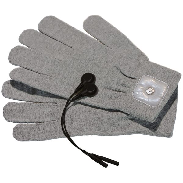 Mystim Magic Gloves - Grey - One Size Grey One Size