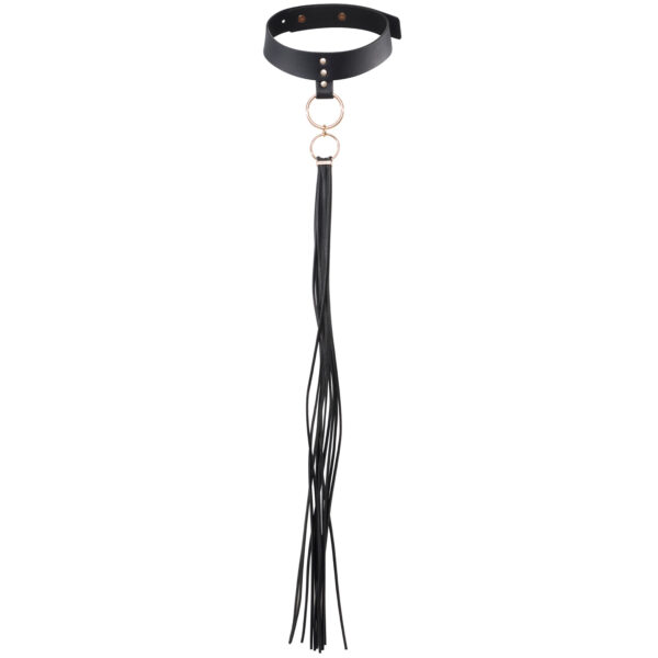 Maze by Bijoux Indiscrets Tassel Choker Halsbånd - Black Black