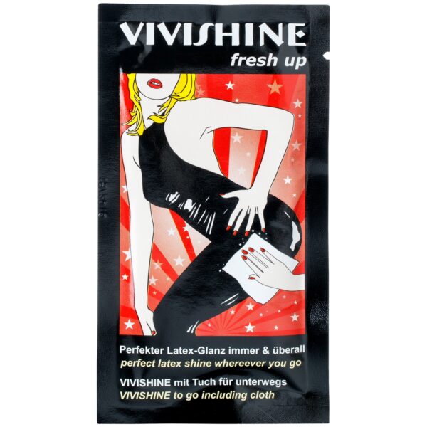 Vivishine Latex Fresh Up Servietter 10 stk - Clear Clear