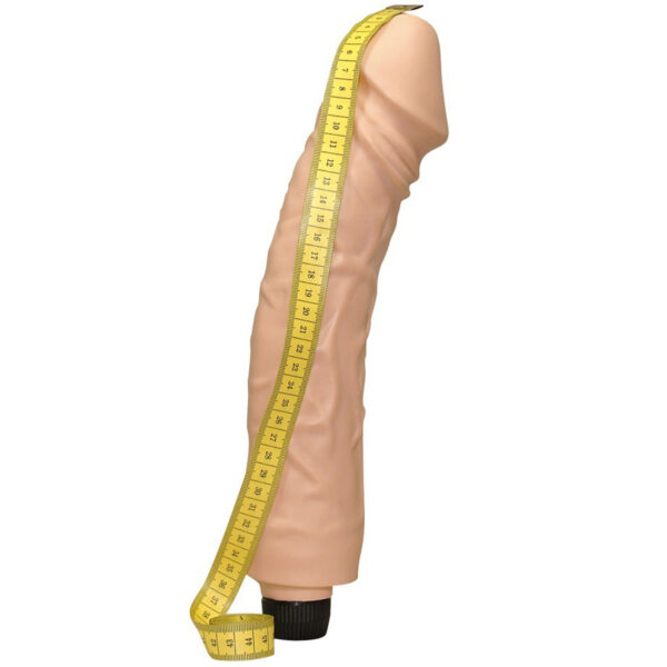 Queeny Love Giant Lover Vibrerende Dildo 33 cm - Nude Nude