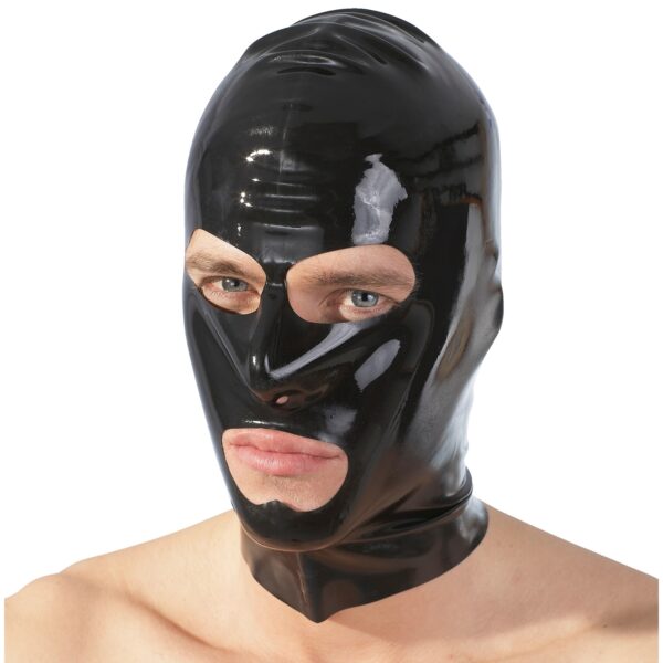 Late X Latex Maske - Sort - One Size Sort One Size