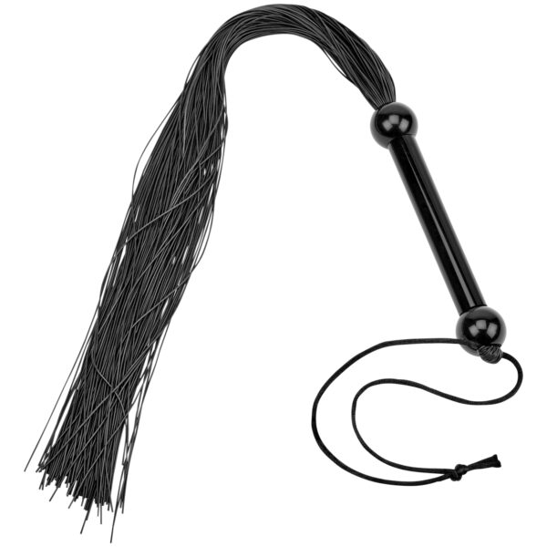 obaie Gummi Pisk 50 cm - Black Black