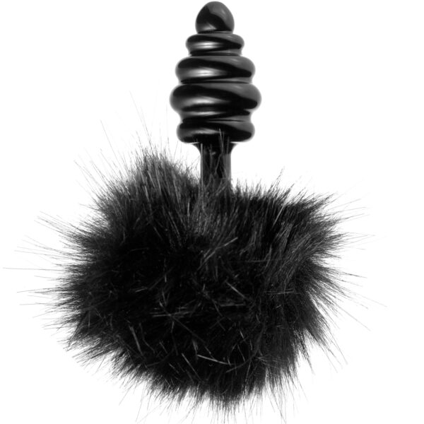 Tailz Black Bunny Tail Anal Plug - Sort Sort