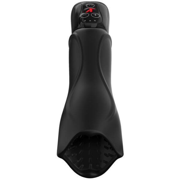 PDX Elite Vibrating Roto-Teazer - Black Black