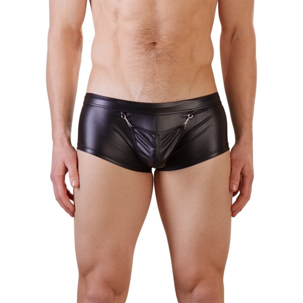 NEK Wetlook Boxer Shorts - Black - L Black L