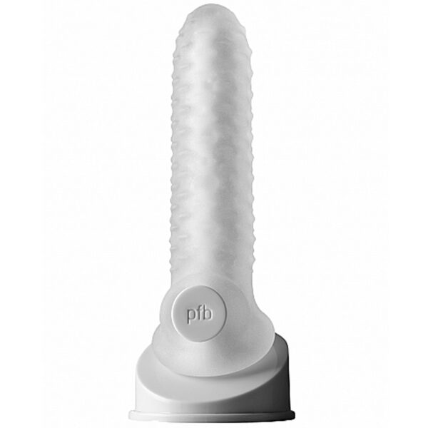 Perfect Fit Fat Boy Checker Large Penis Sleeve 16,5 cm - Clear Clear