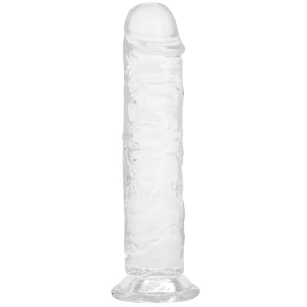 Willie City Realistisk Klar Dildo med Sugekop 18 cm - Clear Clear