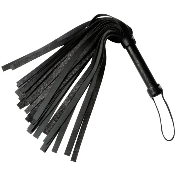 obaie Ægte Læder Klassisk Flogger - Black Black