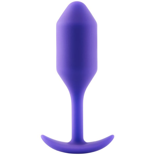 B-Vibe Snug Plug 2 Butt Plug - Purple Purple