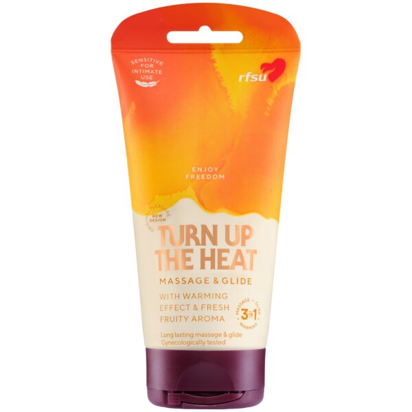 RFSU Turn Up The Heat Massage & Glidecreme 150 ml - Clear Clear