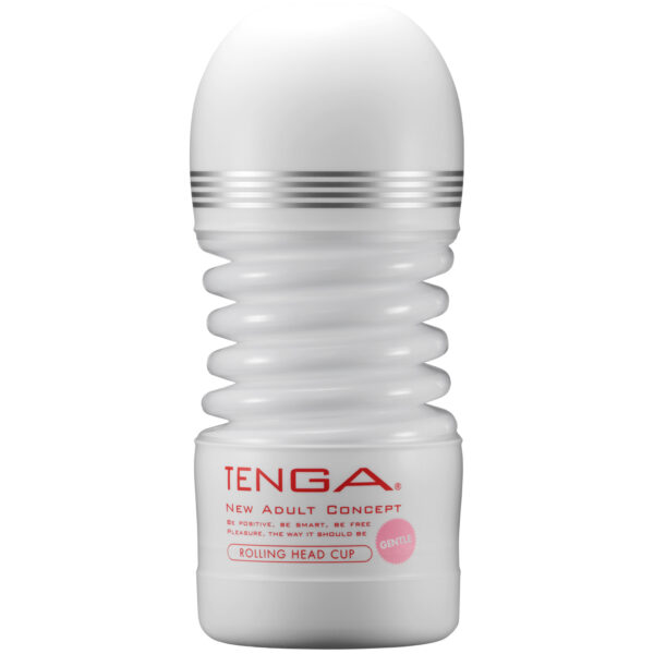 TENGA Rolling Head Cup Soft Masturbator - White White