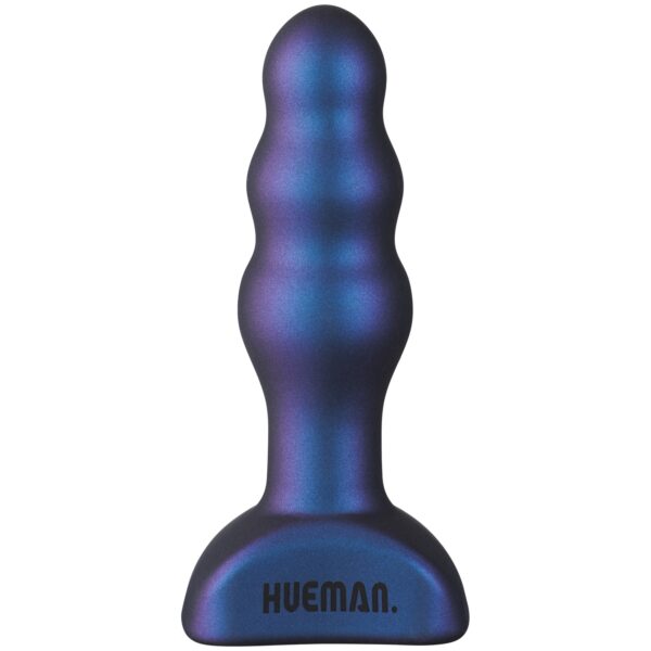 Hueman Space Invader Thumping Anal Plug - Dark Blue Dark Blue