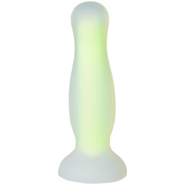 baseks Glow in the Dark Gul Medium Anal Dildo - Gul Gul