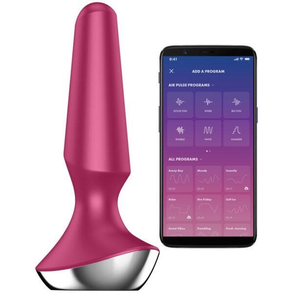 Satisfyer Plug-ilicious 2 Plug Vibrator - Rose Rose