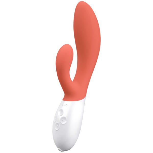 LELO Ina 3 Dual-Action Rabbit Vibrator - Coral Coral