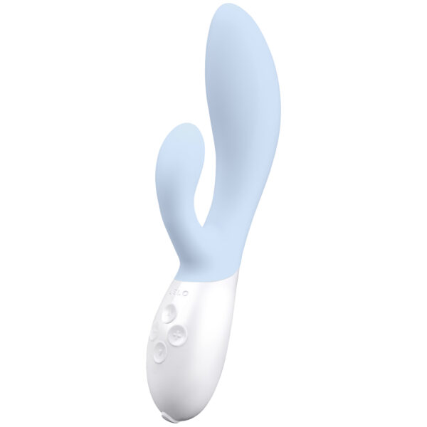 LELO Ina 3 Dual-Action Rabbit Vibrator - Blue Blue