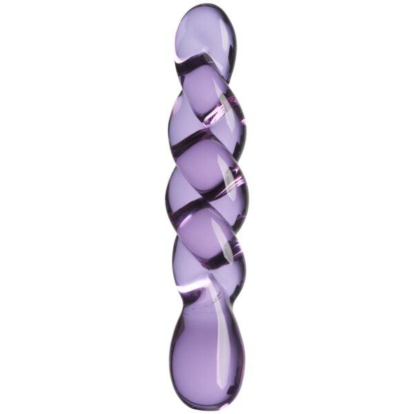 Sinful Twisted Lover Glas Dildo 19,8 cm - Pink Pink