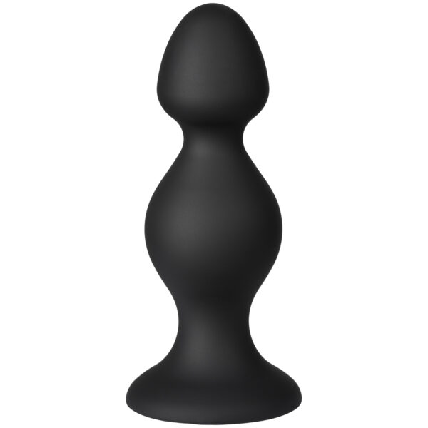 obaie Double Jiggle Butt Plug Large - Black Black