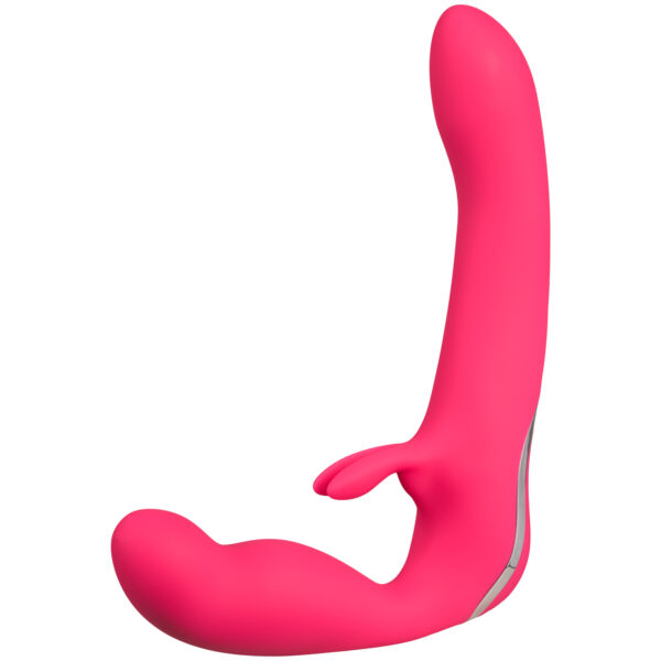 Happy Rabbit Strapless Strap-on Rabbit Vibrator - Pink Pink