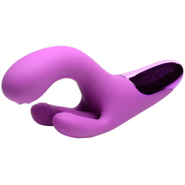 Bang! Purple Triple Rabbit Vibrator - Purple Purple