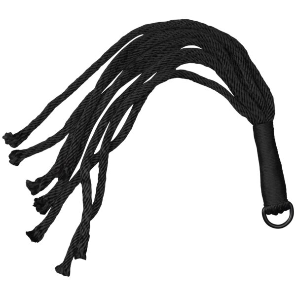 Sex & Mischief Shadow Flogger med Reb 50,5 cm - Sort Sort