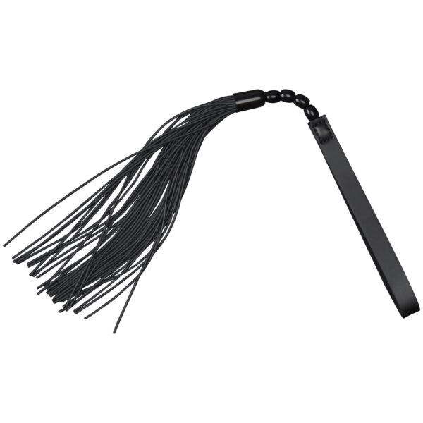 Sex & Mischief Noir Whip Flogger i Kunstlæder 45,5 cm - Sort Sort