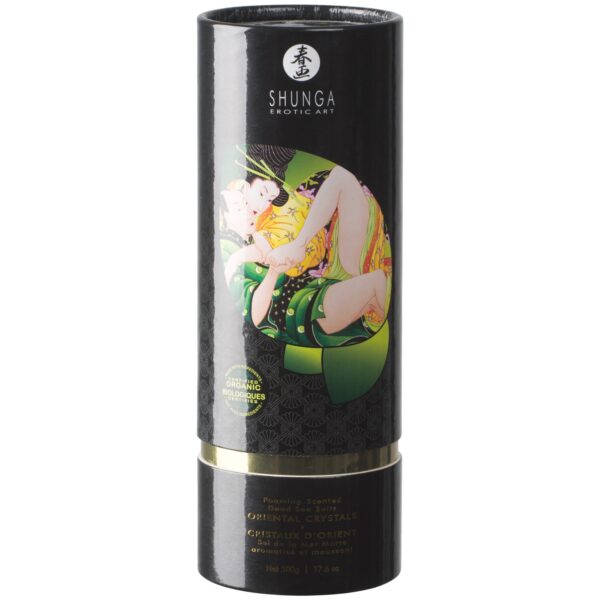 Shunga Oriental Crystals Scented Dead Sea Salts - Black Black