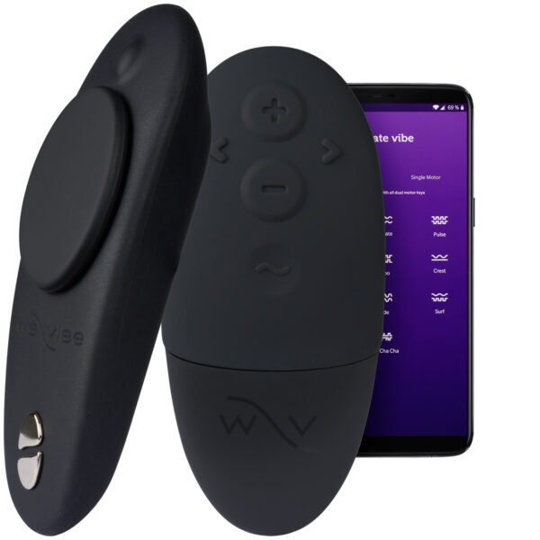 We-Vibe Moxie+ Fjernbetjent Trusse Vibrator - Black Black