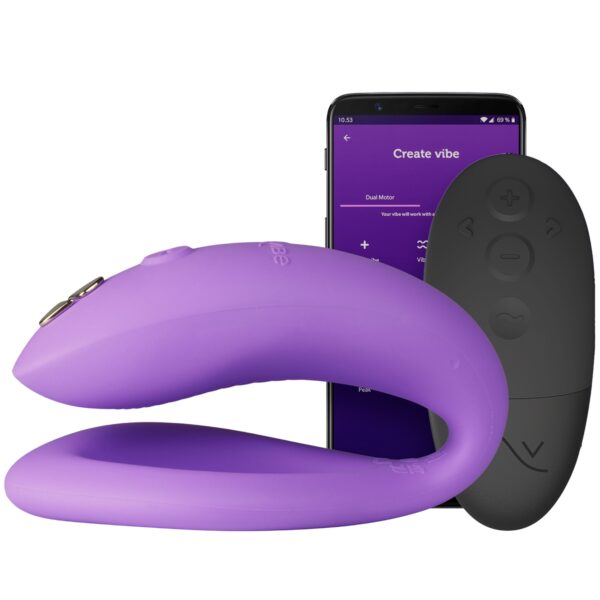 We-Vibe Sync O App-styret Par Vibrator - Purple Purple