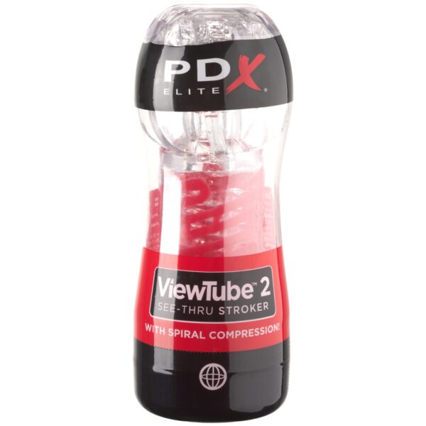 PDX Viewtube 2 See-Thru Stroker - Clear Clear