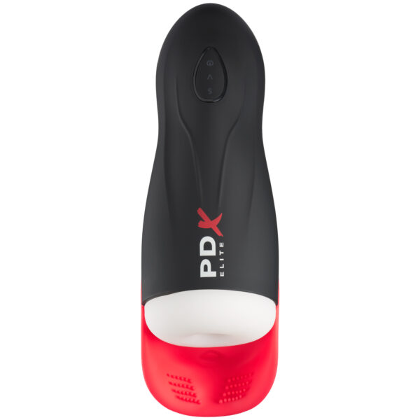 PDX Elite Fap-O-Matic Pro Masturbator - Black Black