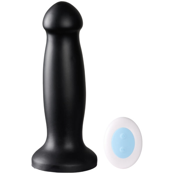 Hismith KlicLok Vibrerende Dildo 18 cm - Sort Sort