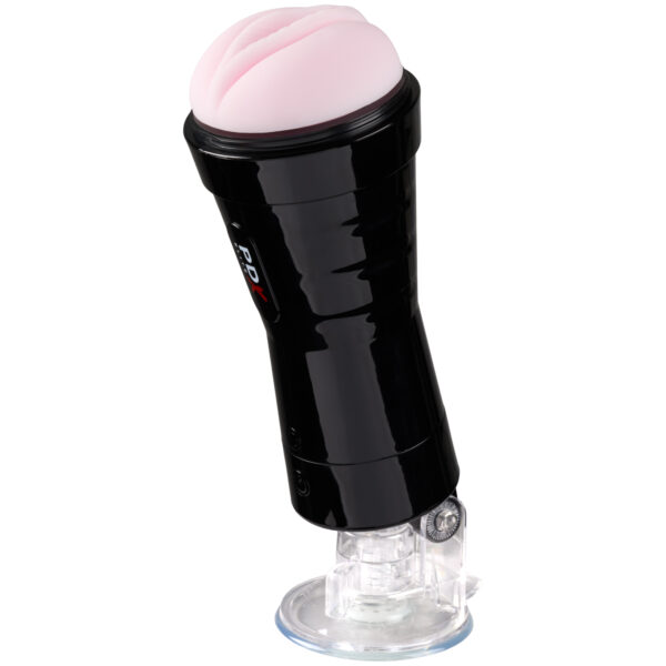 PDX Elite Cock Compressor Vibrating Stroker - Rose Rose