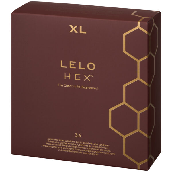 LELO Hex Respect XL Kondomer 36 stk - Clear Clear